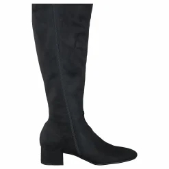 500 Black Suede Stretch Black