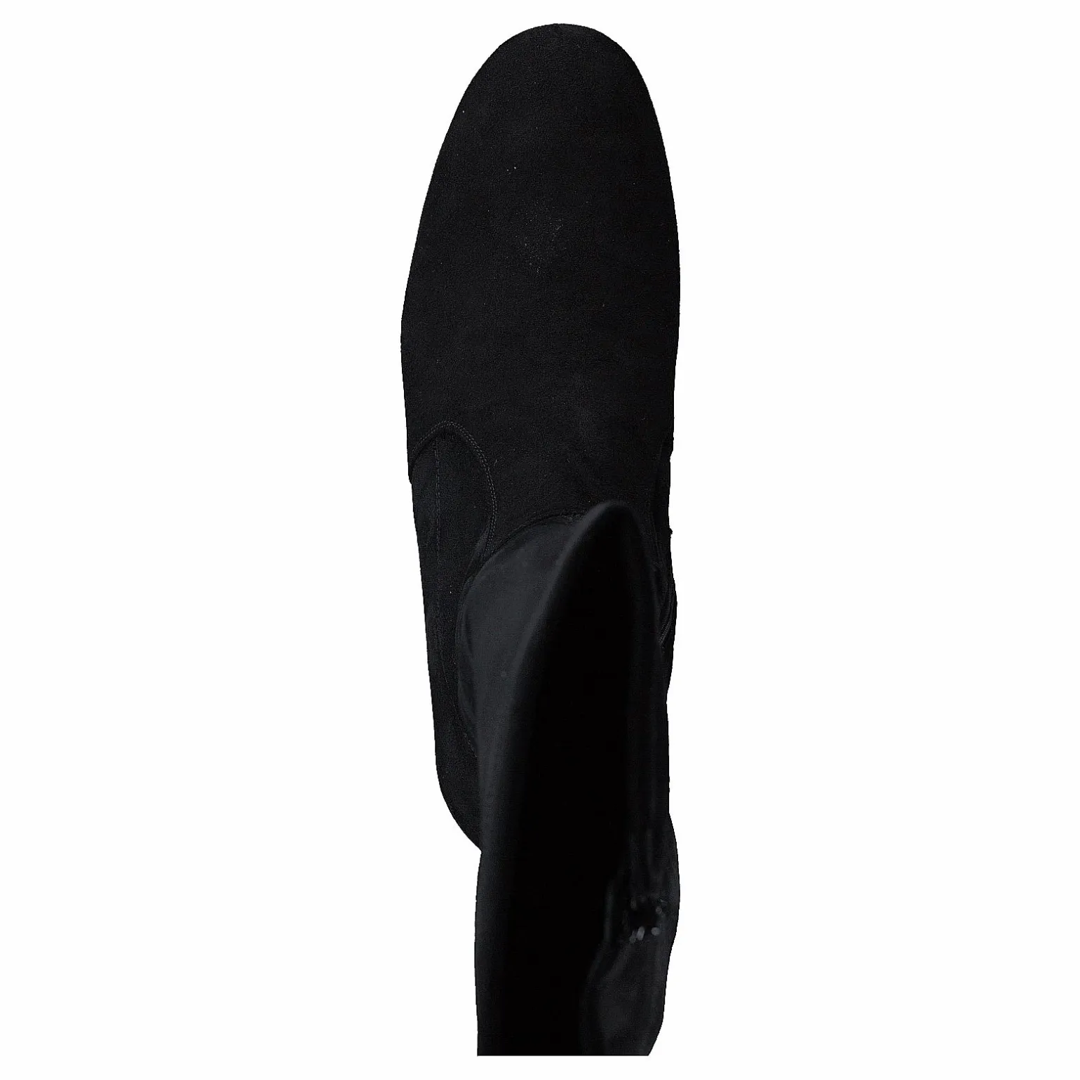 500 Black Suede Stretch Black
