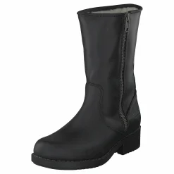 250 Mid Zip Side Black Old Silver