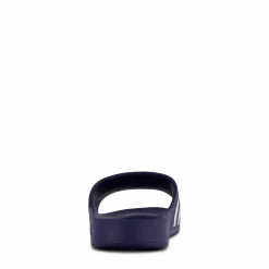 Adilette Aqua Slides Dark Blue / Cloud White / Dark Blue