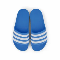 Adilette Aqua Slides Kids Blue Burst / Cloud White / Blue Burst