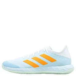 Adizero Fastcourt Handball Shoes Sky Tint / Cloud White / Signal Orange