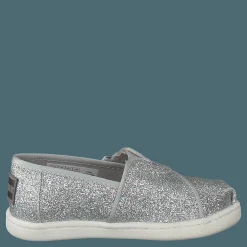 Alpargata Tiny Silver Iridescent Glimmer