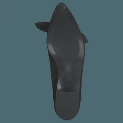 Berna Suede Bow Shoe 101 - Black 1