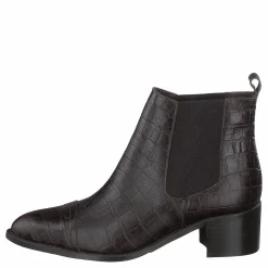 Biacarol Croco Dress Chelsea Dark Brown