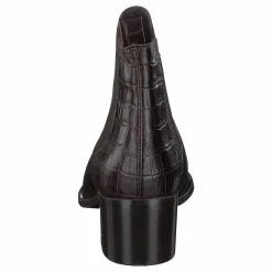 Biacarol Croco Dress Chelsea Dark Brown
