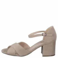 Biacate Suede Cross Sandal 271 Nougat 1