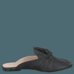 Birke Assymetric Bow Mule 100 - Black