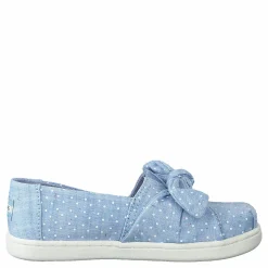 Bliss Speckled Chambray Dots Light Blue