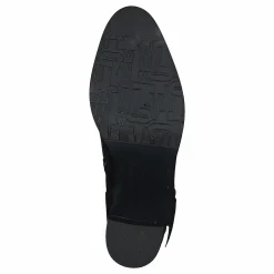 Block Branding High Heel Boot Black