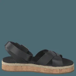 Botanic Poppy Black Leather