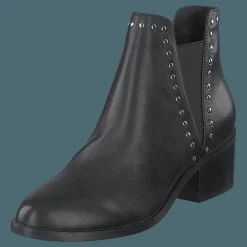 Cade Bootie Black Leather