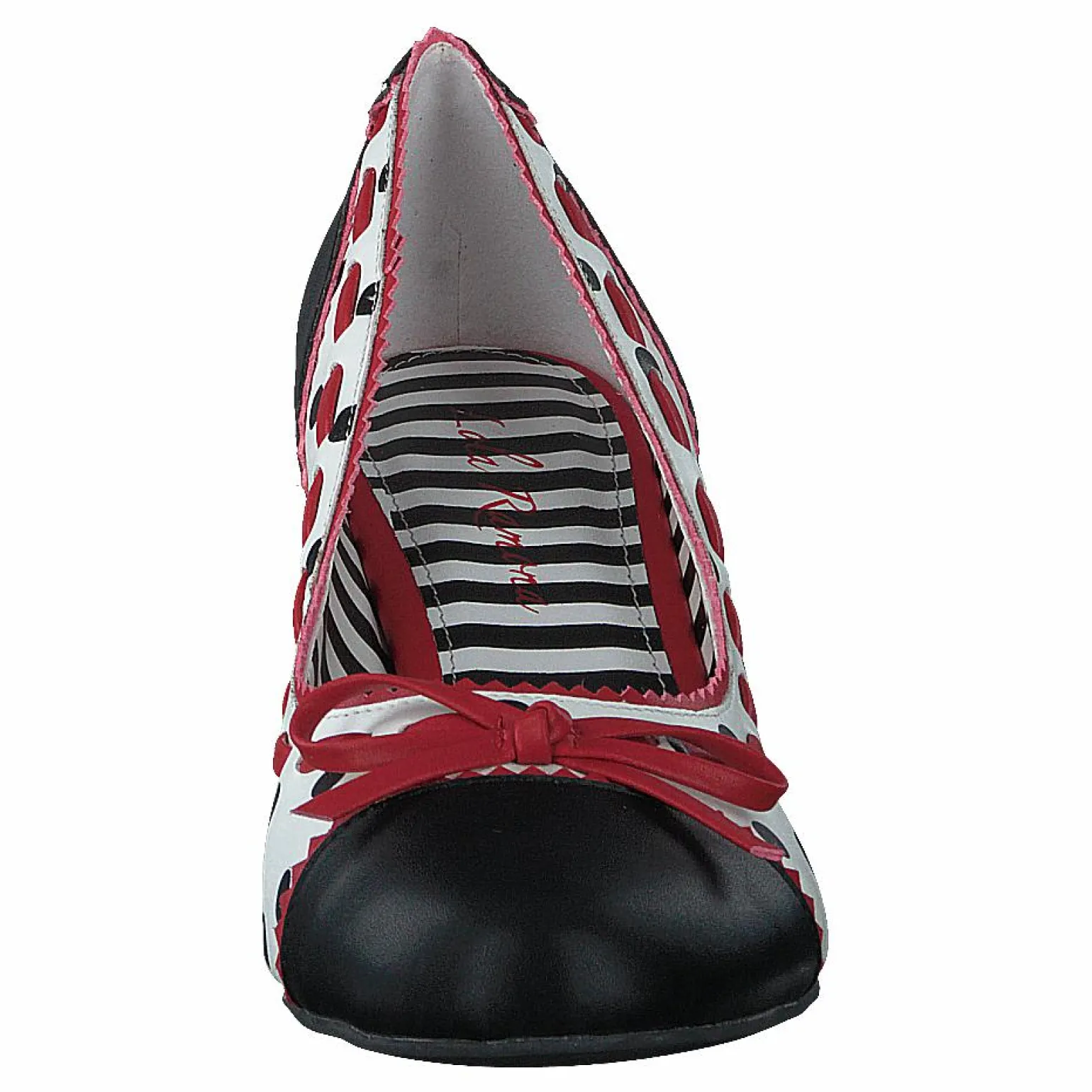 Cherry Fizzy Black/white/red - Dots