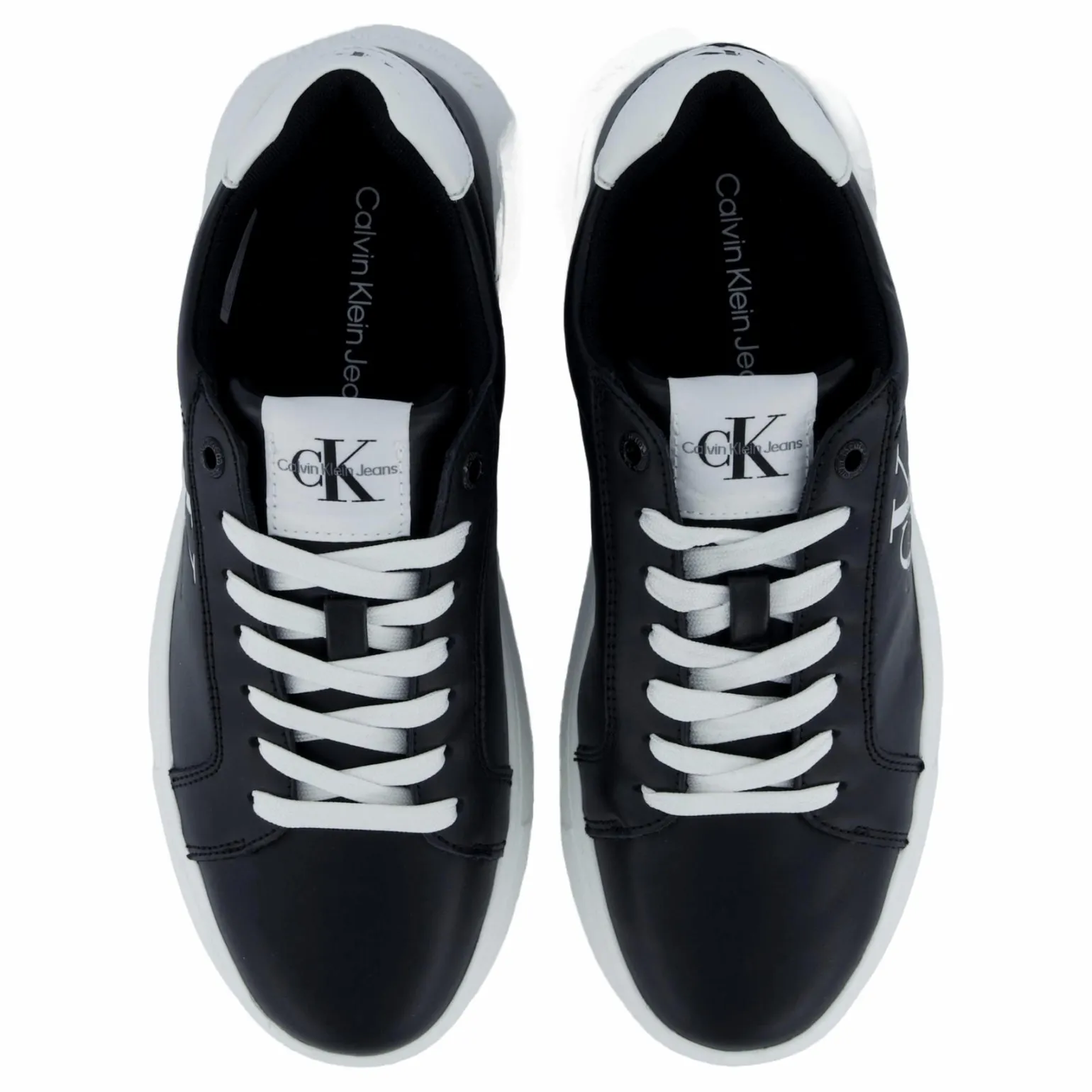 Chunky Cupsole Mono Lth Wn Black
