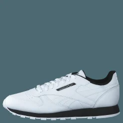 Cl Leather Mu White/black/silvmt