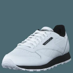 Cl Leather Mu White/black/silvmt
