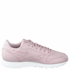 Cl Lthr Ashen Lilac/white