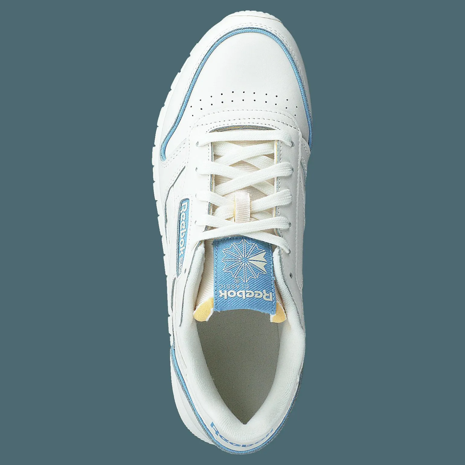 Cl Lthr Chalk/chalk/washed Indigo