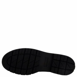 Cleated Lace-up Lthr Mix Mono  Black