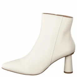 Cone Shape Ankle Boots Offwhite