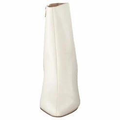 Cone Shape Ankle Boots Offwhite