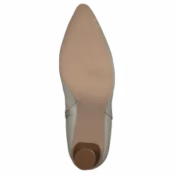 Cone Shape Ankle Boots Offwhite