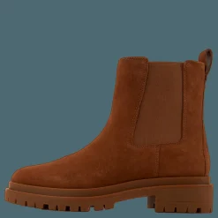 Corinne Suede Bootie Whiskey