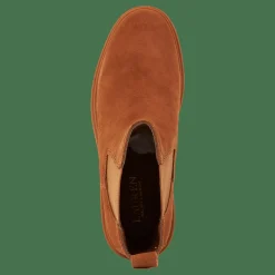 Corinne Suede Bootie Whiskey