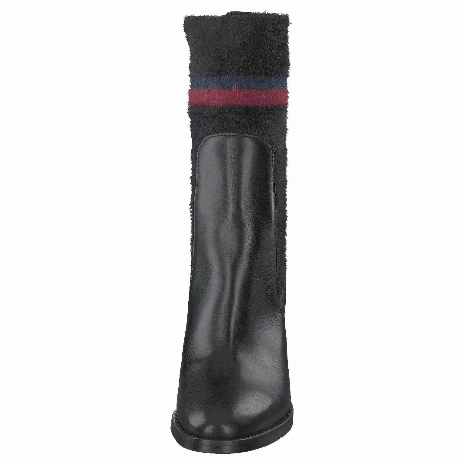 Cosy High Heel Leather Black