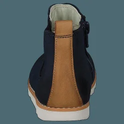 Crown Halo T Navy Leather