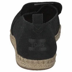Deconstructed Alpargata Rope Black Suede