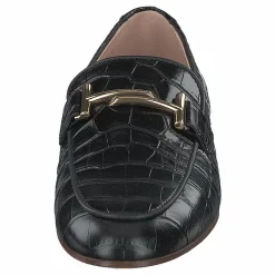 Gommini Double T Black Printed Reptile