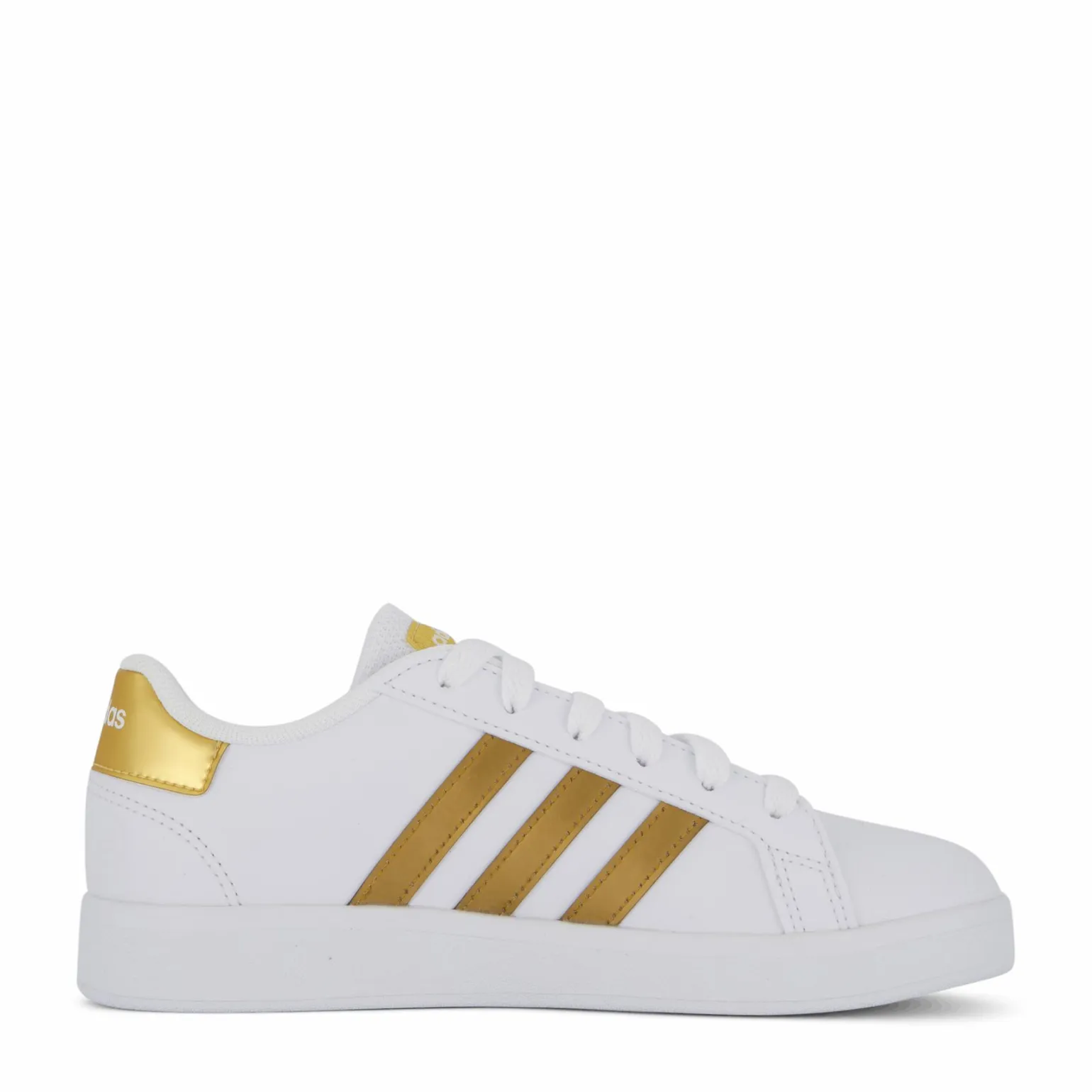 Grand Court Sustainable Lace Shoes Cloud White / Cloud White / Matte Gold
