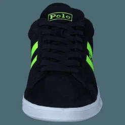 Heritage Court II Suede Sneaker Hunter Navy/Safety Yellow Polo