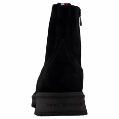 Hilfiger Suede Lace Zip Boot Black