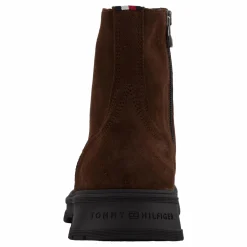 Hilfiger Suede Lace Zip Boot Cocoa