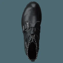 Hoofy Black Leather
