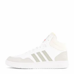 Hoops 3.0 Mid Lifestyle Basketball Classic Vintage Shoes White