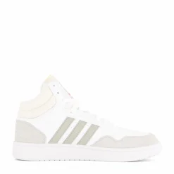 Hoops 3.0 Mid Lifestyle Basketball Classic Vintage Shoes White