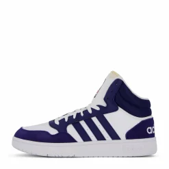 Hoops 3 Mid Lifestyle Basketball Classic Vintage Shoes Cloud White / Dkblue / Dkblue