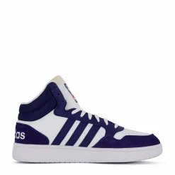 Hoops 3 Mid Lifestyle Basketball Classic Vintage Shoes Cloud White / Dkblue / Dkblue