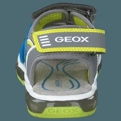 J Sandal Android Boy Grey/lime