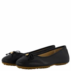 Jayna Nappa Leather Driver Flat Black