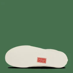 Keaton Suede-Trim Canvas Sneaker Prchmt Crm