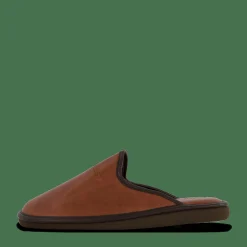 Leather Slipper Cognac