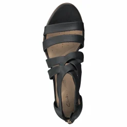 Mena Silk Black Leather