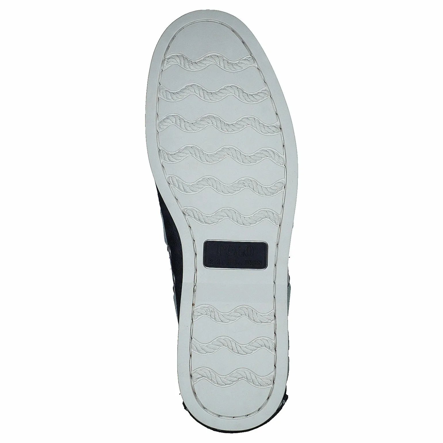 Merton Two-Tone Leather Boat Shoe Cream / Navy