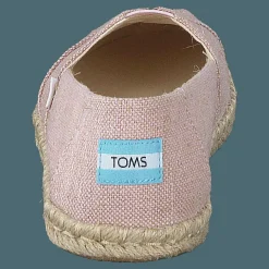 Metallic Woven Rope Chalky Pink