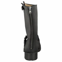 Mid Zip Back Black/Silver