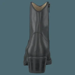 Mid Zip Boot Black